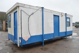 24 ft x 10 ft jack leg site office unit c/w keys BB32498