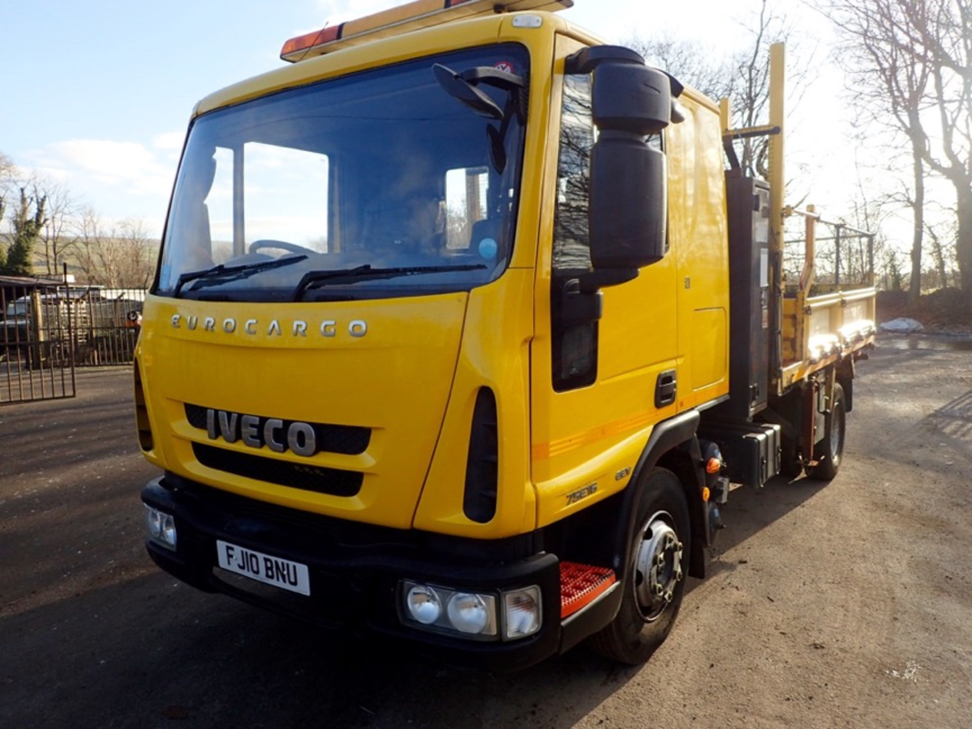 Iveco 75E16 7.5 tonne tipper lorry Registration Number: FJ10 BNU Date of Registration: 27/07/2010