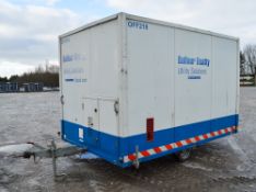 12 ft x 8 ft mobile welfare unit comprising of: canteen area, toilet & drying room c/w diesel driven