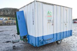 Grounhog 12 ft x 8 ft mobile welfare unit comprising of: canteen area, toilet & generator room c/w