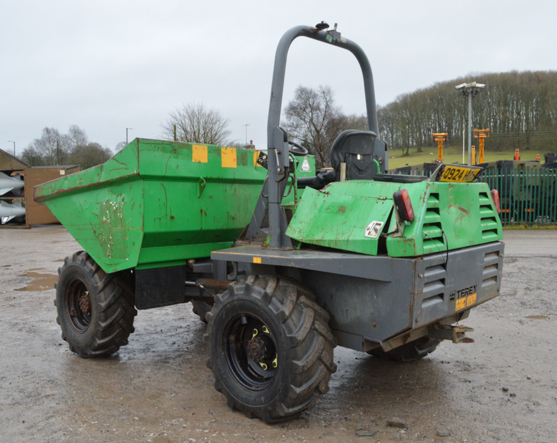 Benford Terex 6 tonne straight skip dumper Year: 2008 S/N: E804FW205 Recorded Hours: 1969 - Image 2 of 12