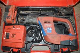 Hilti WSR650-A cordless reciprocating saw c/w 2 batteries, charger & carry case BEBRP031H