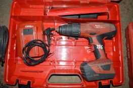 Hilti SFH 22-A cordless drill c/w battery, charger & carry case BOH546H