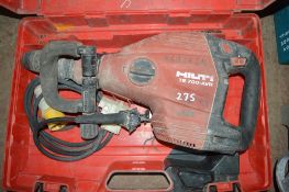 Hilti TE700-AVR 110v breaker c/w carry case A605658