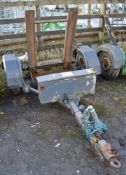 Single axle roller trailer A572771