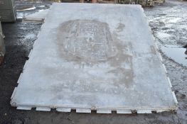 Aluminium road plate/aircraft loading pad (Ex MOD) Dimensions: 2.6 metre x 2.1 metre