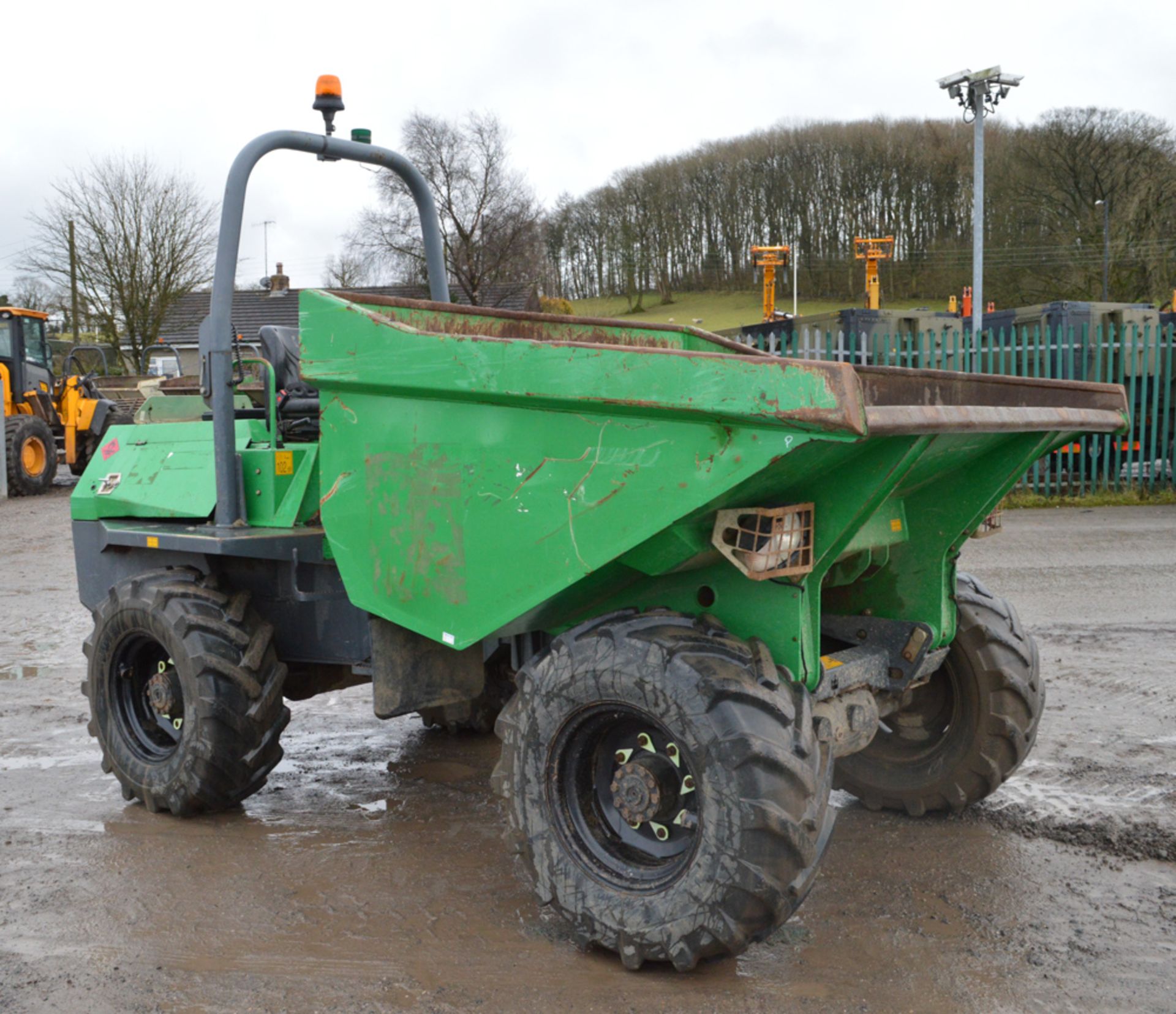 Benford Terex 6 tonne straight skip dumper Year: 2008 S/N: E805MS036 Recorded Hours: 1960 A504659 - Image 4 of 12