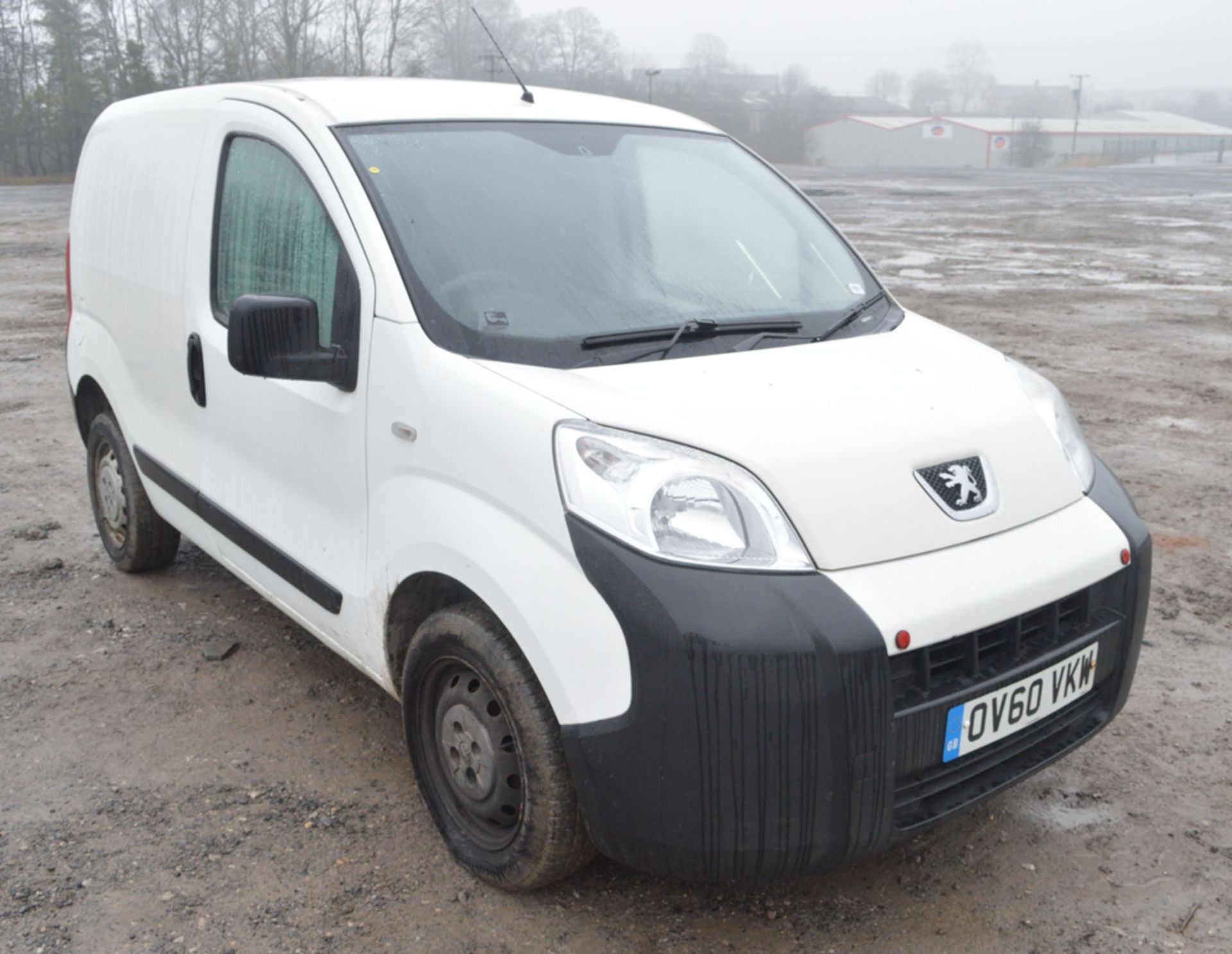 Peugeot Bipper 1.4 S HDi diesel panel van Registration Number: OV60 VKW Date of Registration: 08/