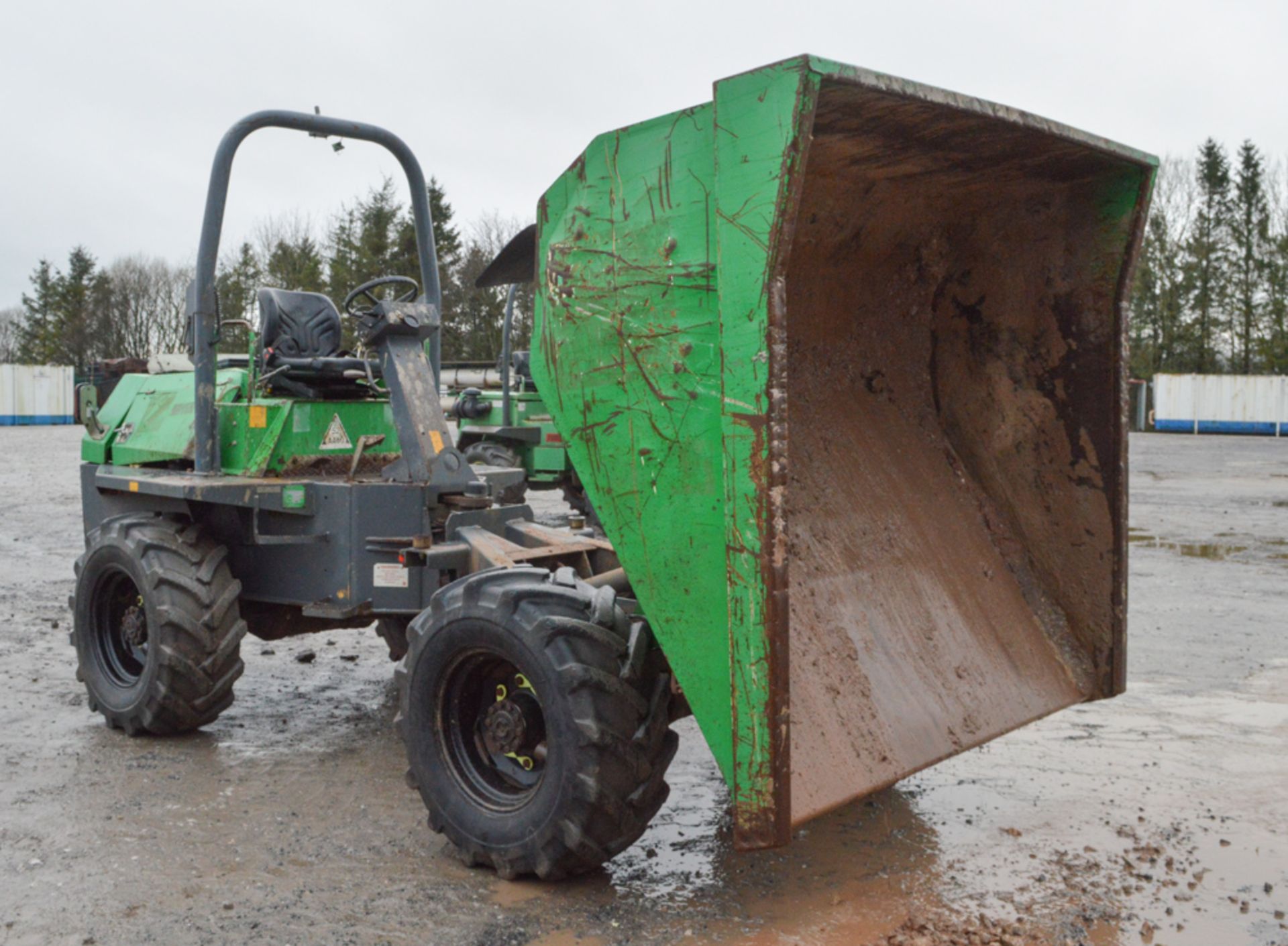 Benford Terex 6 tonne straight skip dumper Year: 2008 S/N: E804FW205 Recorded Hours: 1969 - Image 7 of 12