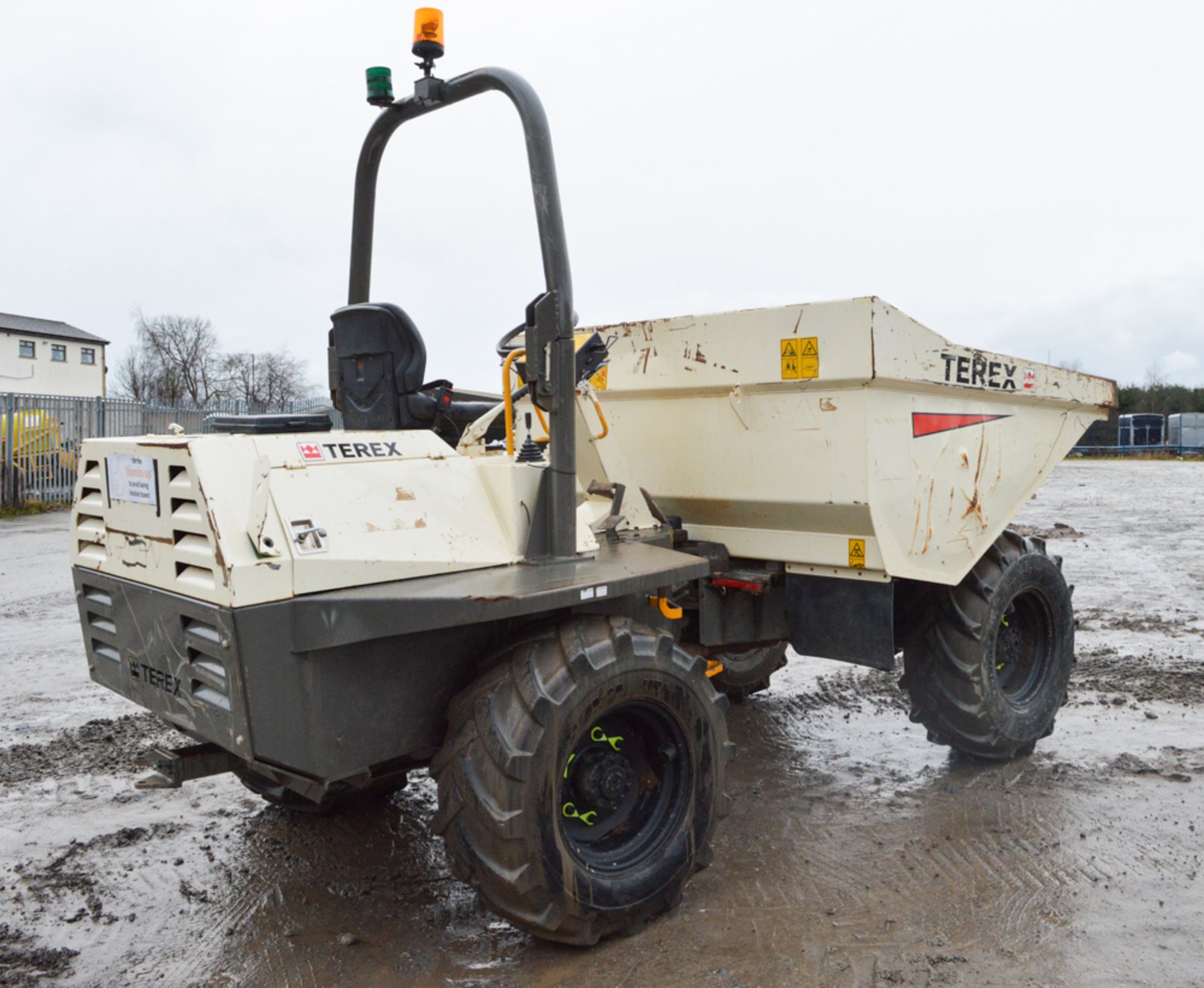 Benford Terex 6 tonne straight skip dumper Year: 2007 S/N: E709FW440 Recorded Hours: - Image 3 of 10