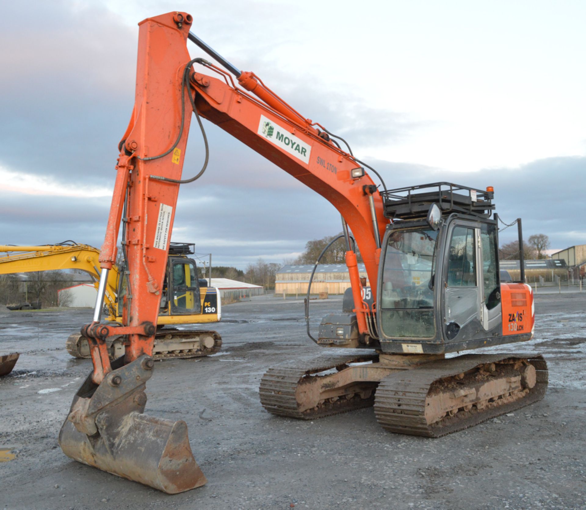 Hitachi ZX130 LCN-3 13 tonne steel tracked excavator Year: 2012 S/N: 86842 Recorded Hours: 5384 1 - Image 2 of 12