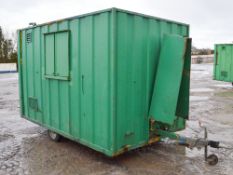 Groundhog 12 ft x 8 ft mobile welfare unit comprising of: canteen area, toilet & generator room c/