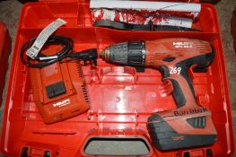 Hilti SFH22-A cordless drill c/w battery, charger & carry case BOH860H