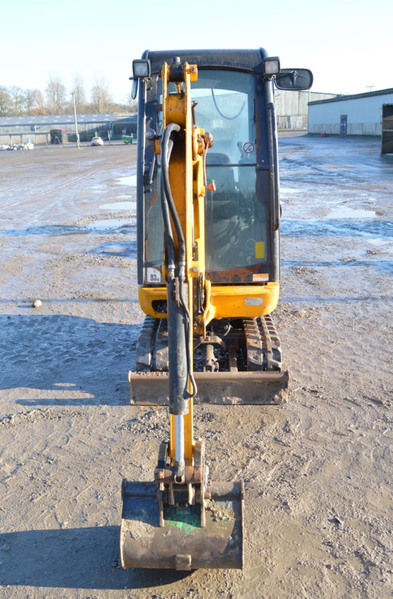 JCB 8016 CTS 1.5 tonne rubber tracked mini excavator Year: 2012 S/N: 1795003 Recorded Hours: 1296 - Image 5 of 12