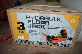 3 tonne hydraulic trolley jack New & unused