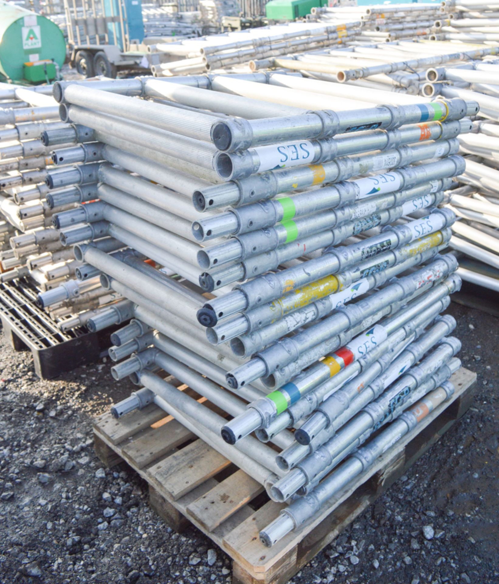 2 pallets of approximately 36 miscellaneous scaffold end frames - Image 2 of 2