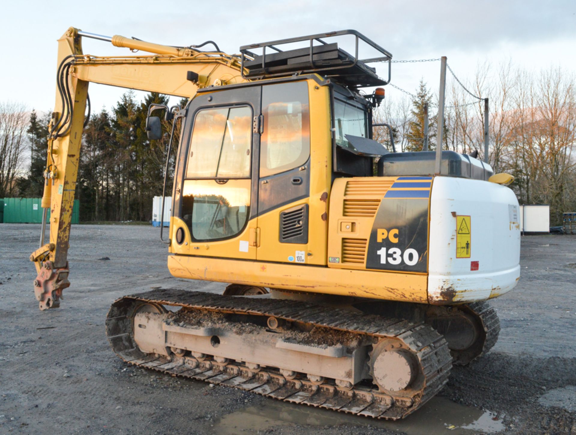 Komatsu PC130-8 13 tonne steel tracked excavator Year: 2010 S/N: C30113 Recorded Hours: 5998 1 - Image 2 of 13