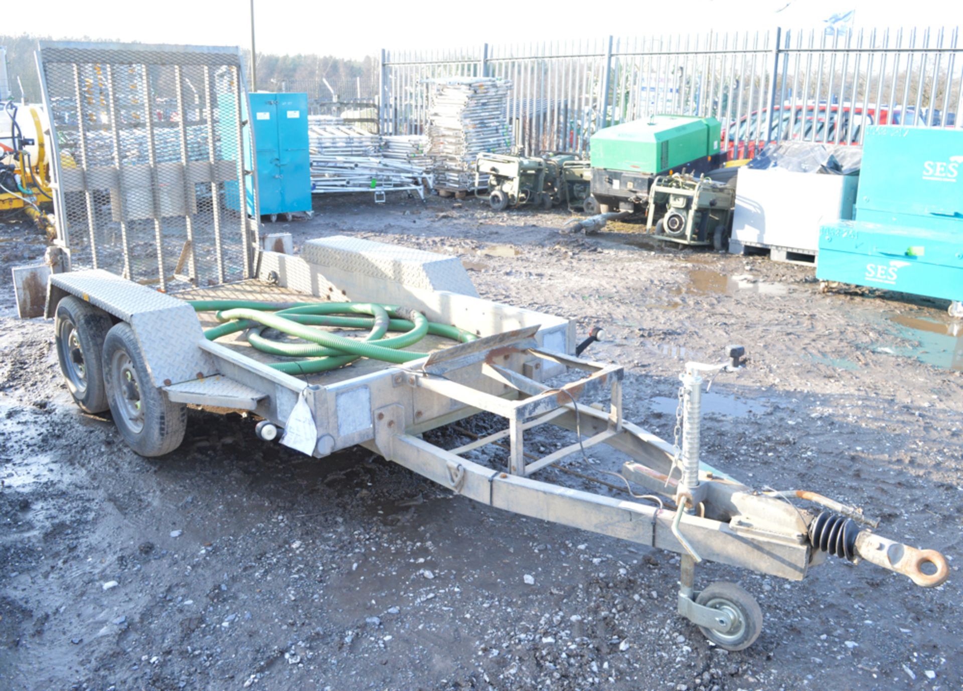 Indespension 9 ft x 4 ft tandem axle plant trailer A536820
