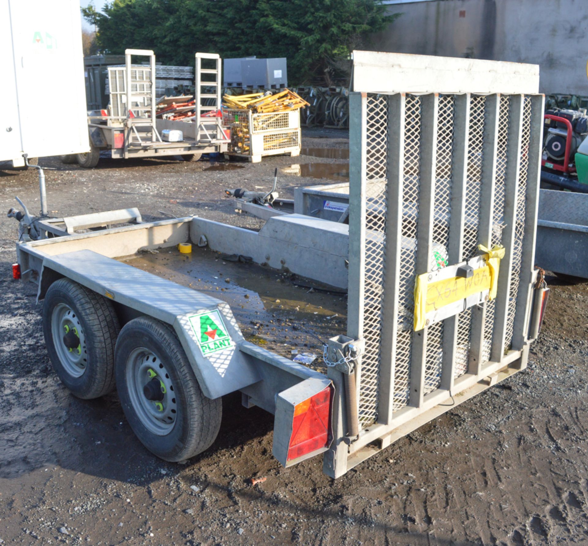 Indespension 8 ft x 4 ft tandem axle plant trailer A536000 - Image 2 of 2