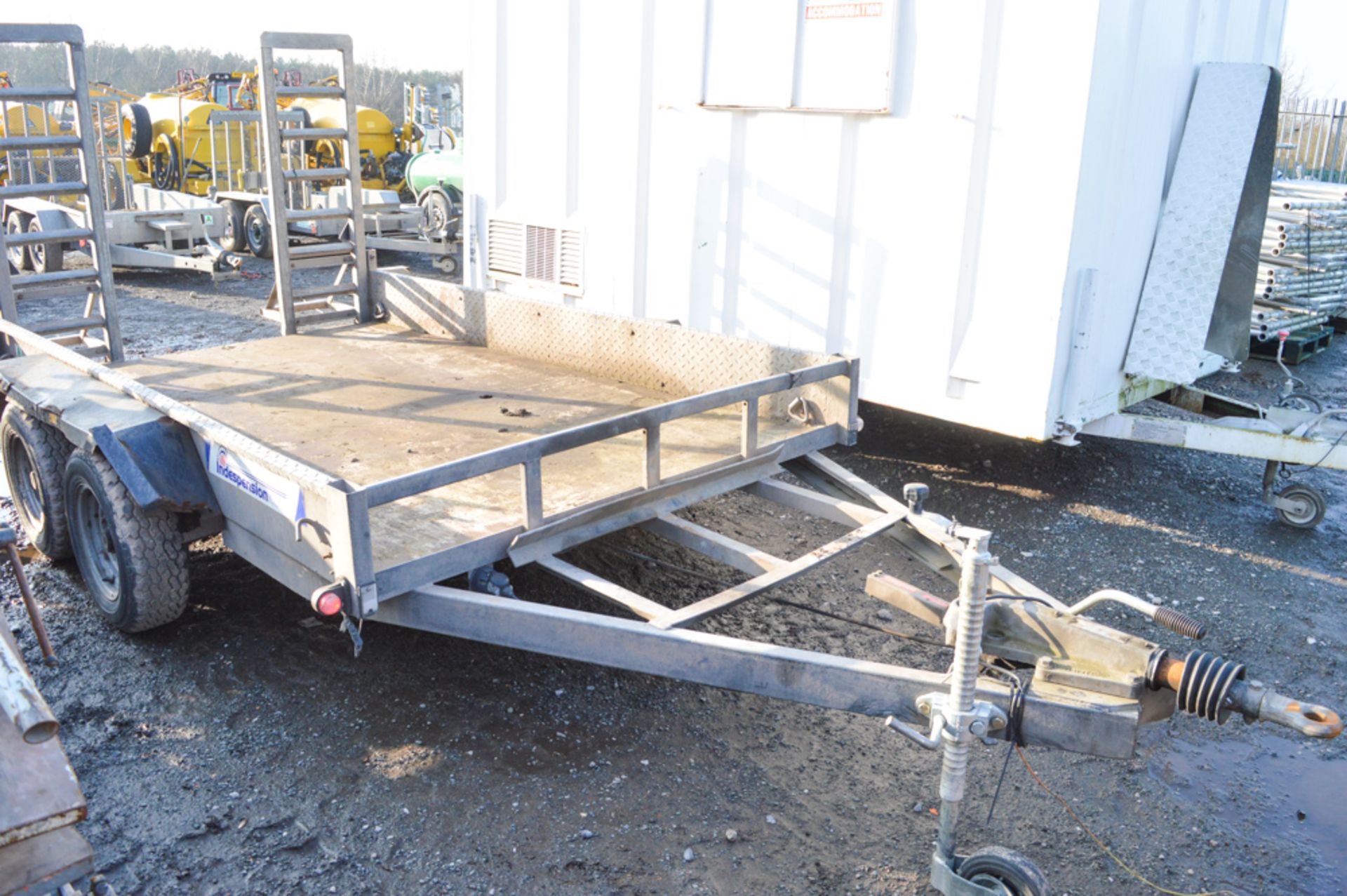 Indespension 10 ft x 6 ft tandem axle plant trailer A560929