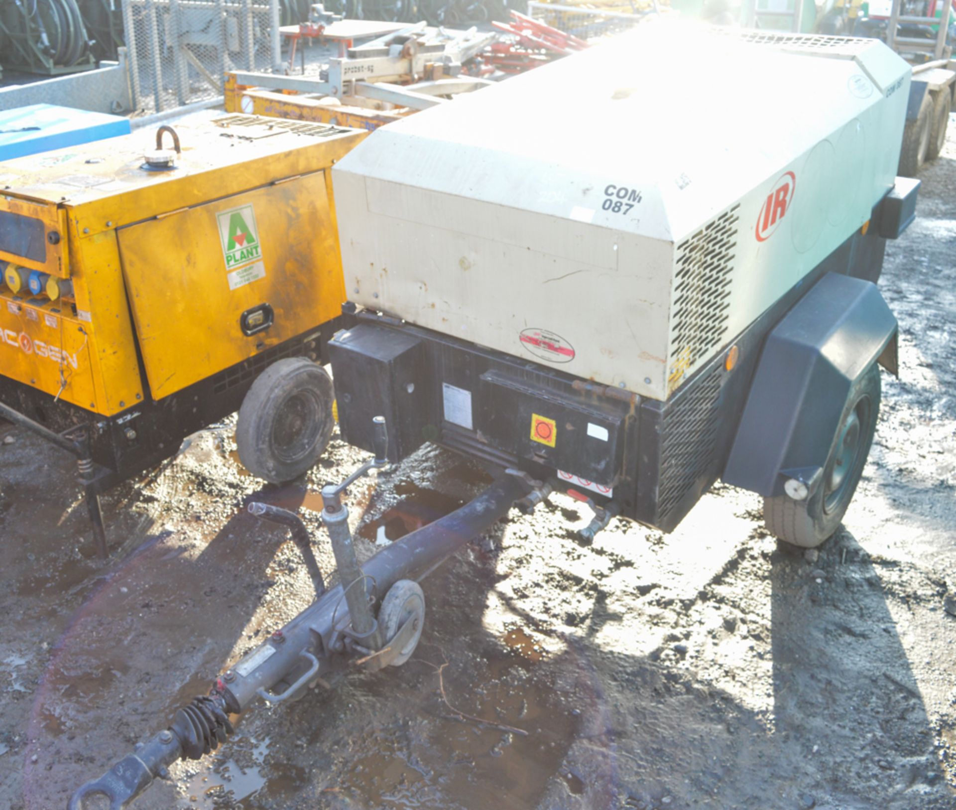 Ingersol Rand 7/31 diesel driven compressor/generator Year: 2005 S/N: 17959 Recorded Hours: 1593