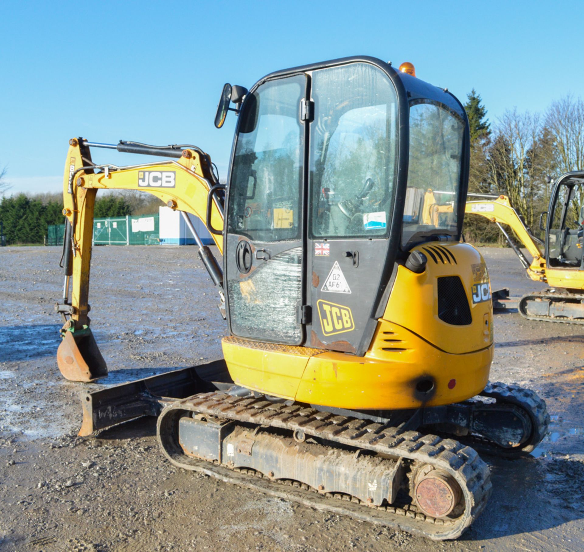 JCB 8030 ZTS 3 tonne rubber tracked mini excavator Year: 2012 S/N: 2021525 Recorded Hours: 2840 - Image 2 of 12