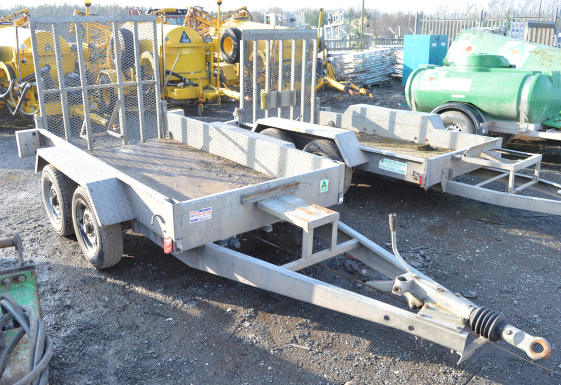 Indespension 8 ft x 4 ft tandem axle plant trailer A587480