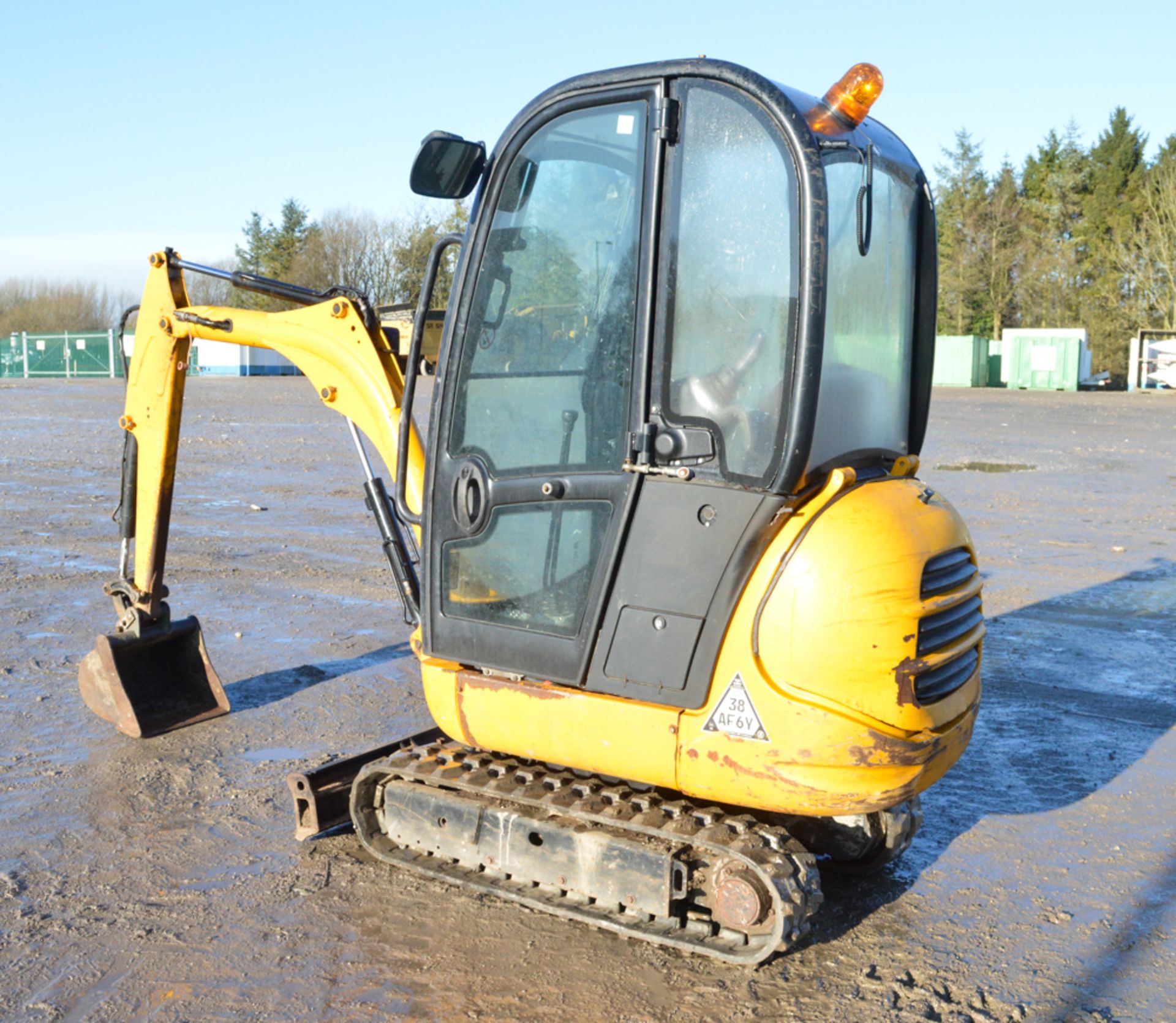 JCB 8016 CTS 1.5 tonne rubber tracked mini excavator Year: 2012 S/N: 1795003 Recorded Hours: 1296 - Image 2 of 12