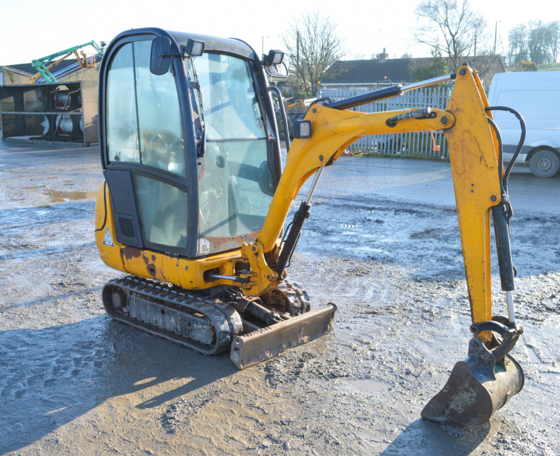 JCB 8016 CTS 1.5 tonne rubber tracked mini excavator Year: 2012 S/N: 1795003 Recorded Hours: 1296 - Image 4 of 12