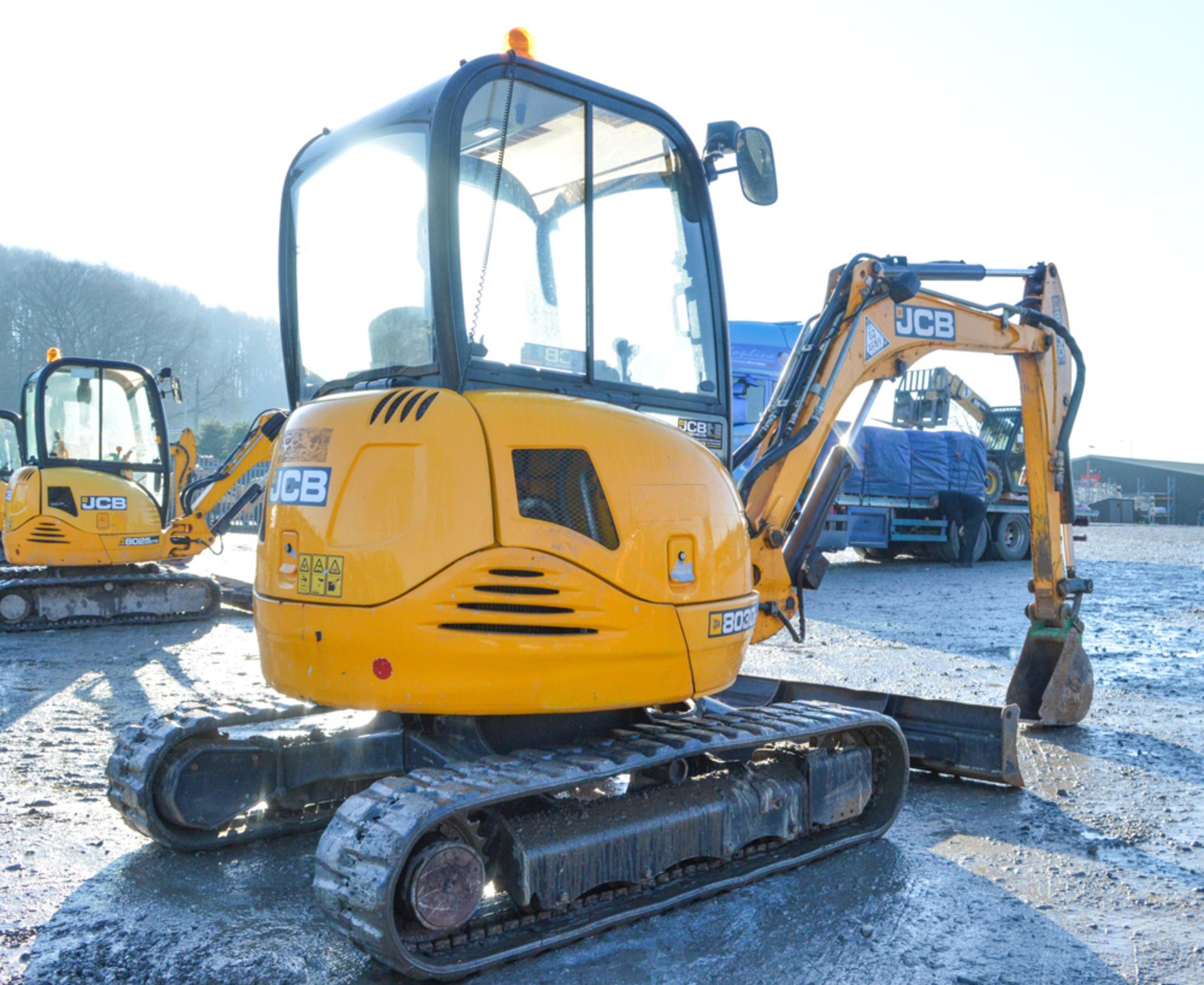 JCB 8030 ZTS 3 tonne rubber tracked mini excavator Year: 2012 S/N: 2021525 Recorded Hours: 2840 - Image 3 of 12