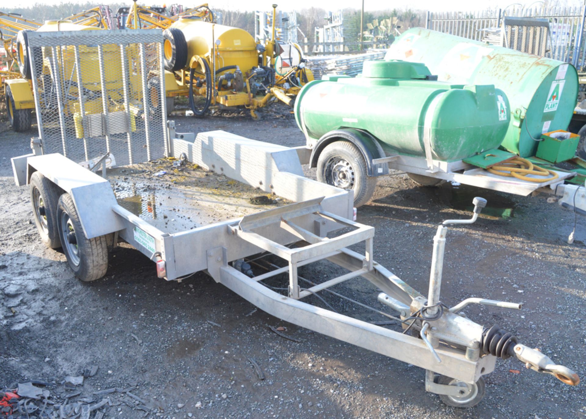 Indespension 8 ft x 4 ft tandem axle plant trailer A536000