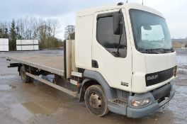 DAF FA LF45.150 7.5 tonne flat bed lorry Registration Number: BK03 ZTC Date of Registration: 01/05/