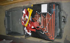 Sea King rigging tool kit c/w plastic carry case