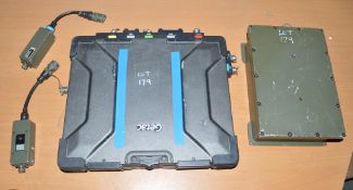 Getac laptop (Ex MOD) C/w electronic components assembly