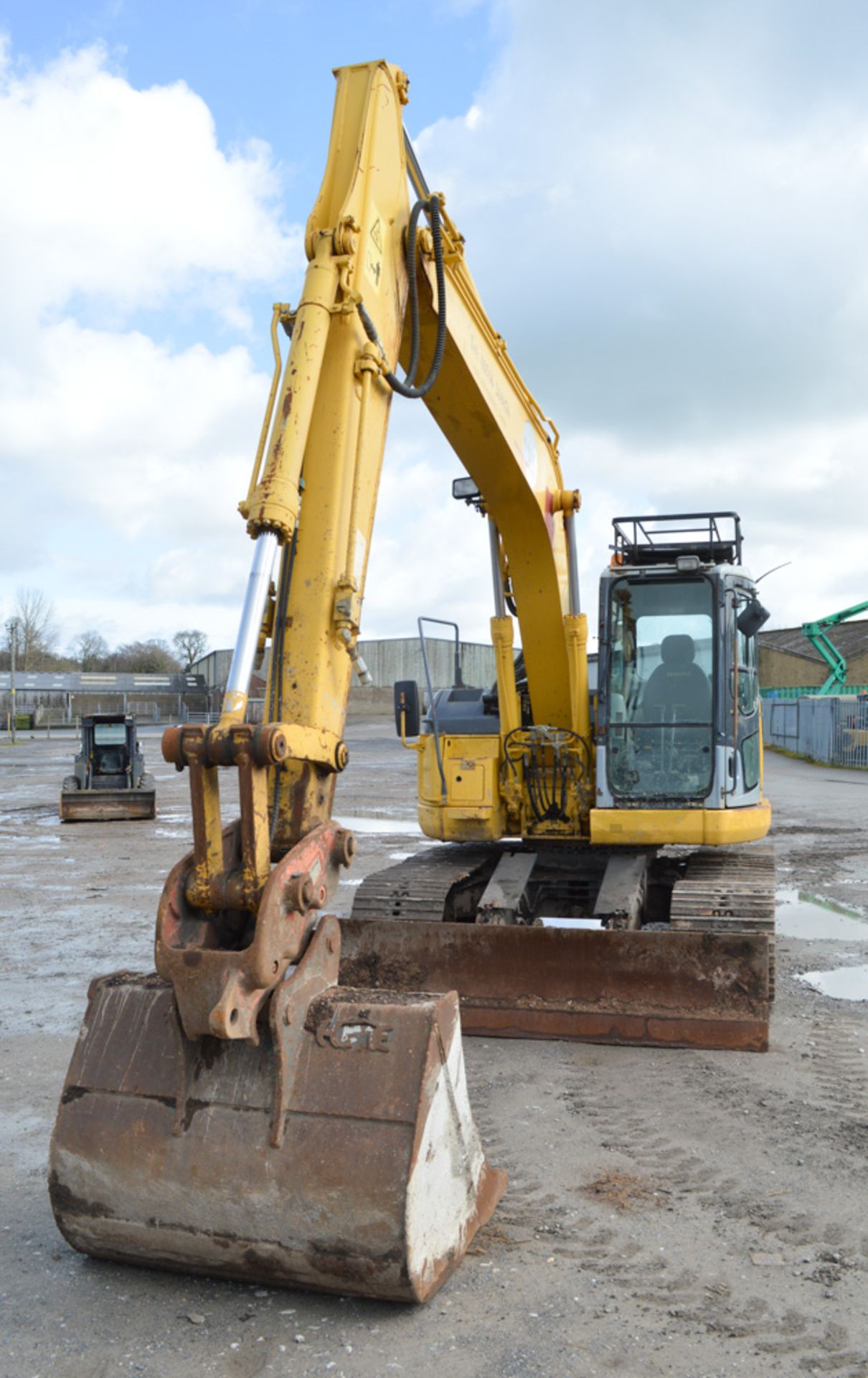 Komatsu PC138US 13 tonne steel tracked excavator Year: 2006 S/N: 6099 Recorded Hours: 5510 piped, - Image 5 of 11