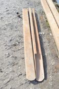 Pair of 5 ft steel fork extensions A521358