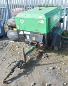 Ingersoll Rand 7/41 diesel driven mobile air compressor Year: 2007 S/N: 424457 Recorded Hours: