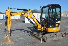 JCB 8025 ZTS 2.5 tonne rubber tracked mini excavator Year: 2011 S/N: 2020525 Recorded Hours: 1821
