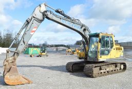 Volvo EC140B LC 14 tonne steel tracked excavator Year: 2003 S/N: 10858 Recorded Hours: 8654 piped,