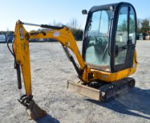 JCB 801.6 CTS 1.5 tonne rubber tracked mini excavator Year: 2011 S/N: 703937 Recorded Hours: 1253