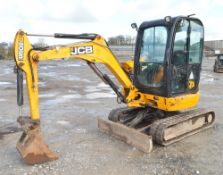 JCB 8025 ZTS 2.5 tonne rubber tracked mini excavator Year: 2011 S/N: 2020476 Recorded Hours: 1994
