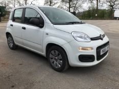 Fiat Panda Pop 1.2 manual petrol 5 door hatchback car Registration Number: VK65 LWY Date of