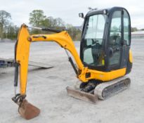 JCB 801.6 1.5 tonne rubber tracked mini excavator Year: 2012 S/N: 1794948 Recorded Hours: 1059