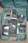 Hitachi cordless stud cutter c/w 2 batteries, charger & carry case E0007807