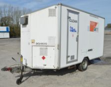Environmental decontamination mobile shower unit
