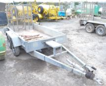 Indespension 8 ft x 4 ft tandem axle plant trailer A554987