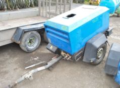 Ingersoll Rand 7/20 diesel driven mobile air compressor Year: 2007 S/N: 122085 Recorded Hours: 111