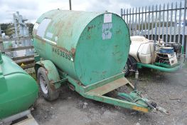 Trailer Engineering 500 gallon bunded fuel bowser c/w petrol engined fuel delivery pump, hose &