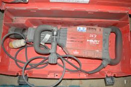 Hilti TE905-AVR 110v breaker c/w carry case 04-213