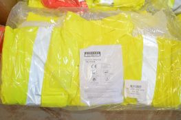 3 - Hi-Viz yellow work jackets Size 4XL New & unused